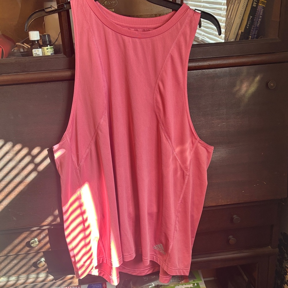 Adidas Women's Vibrant Pink Tank Top